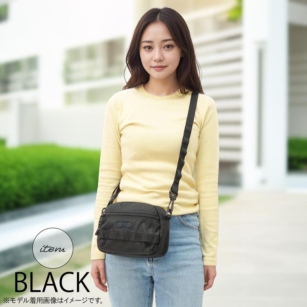 Outdoor Products Mini Compact Shoulder Bag with Multiple Pockets, Five-Range, 2-Way