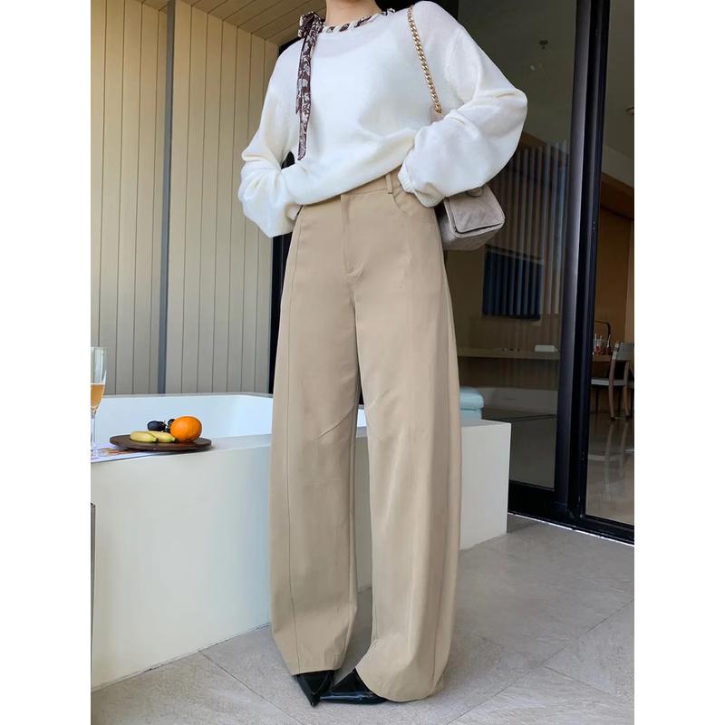 PRASE Women s  Curved Blade  Straight-Leg Casual Trousers XXL