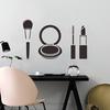 Wall Decor Sticker Decal Fashion Lipstick Makeup Girl Face Popular Woman 