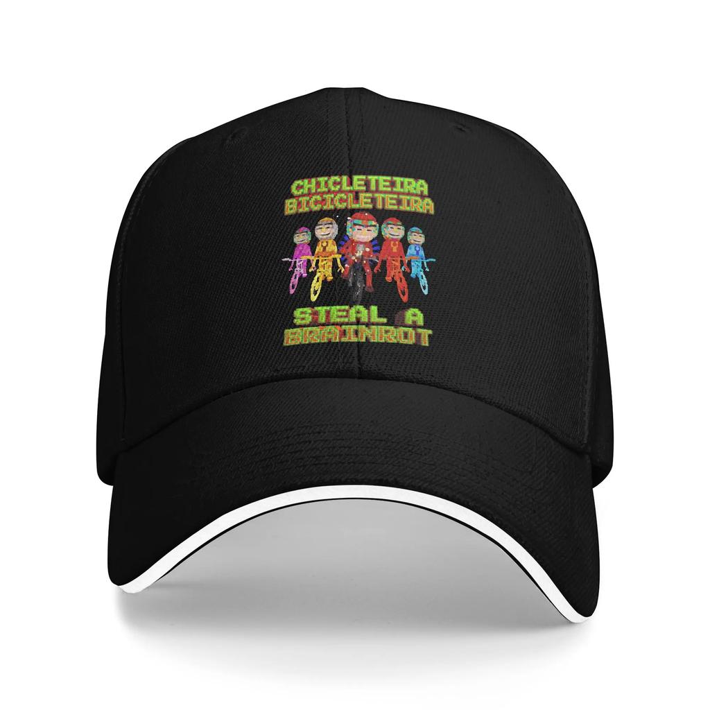 Steal A Brainrot Game Baseball Caps Hip Hop Sandwich Caps Unisex Adjustable Dad Hat Outdoor