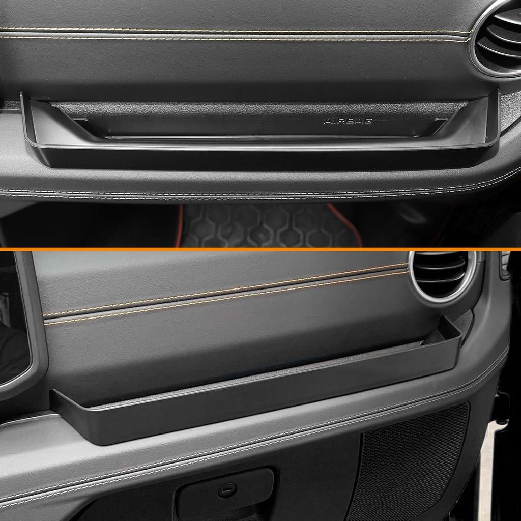 YOCTM Door Handle Pocket for Jeep Wrangler JL Gladiator JT 4XE 2024 2025 Glove Side Storage Box Custom Interior with Mat - Box/Passenger -