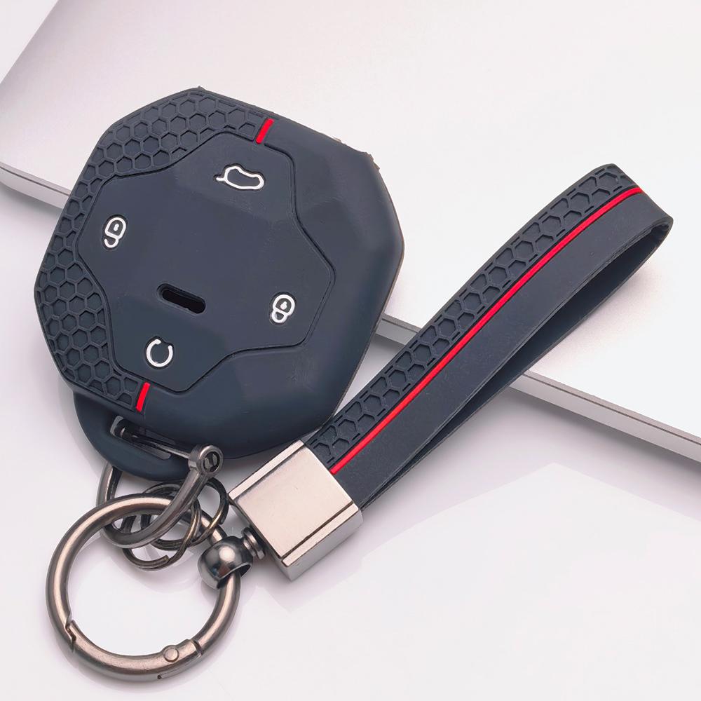 Portachiavi Copri Telecomando per Jetour Shanhai T2 L9 T3 Traveler Dashing Superficie Antigraffio Struttura Antiurto Texture Morbida al Tatto Design Facile da Installare