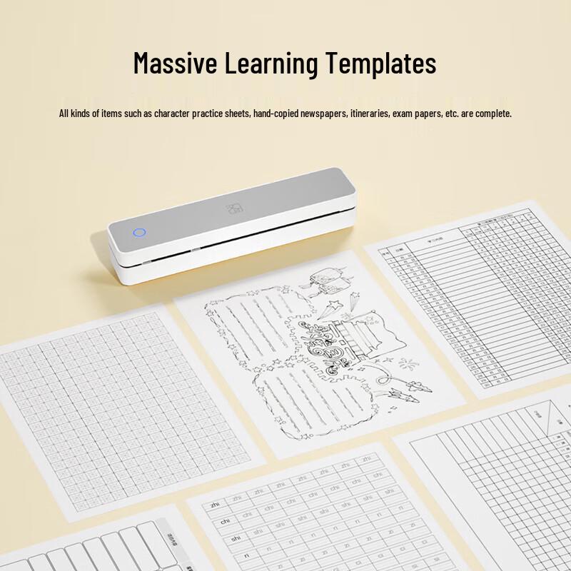 HPRT MT610 Pro Tragbarer Tintenloser A4 Studenten-Drucker