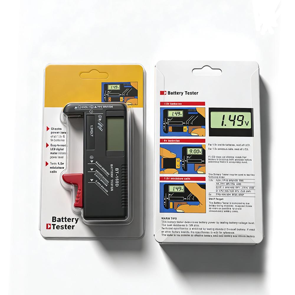 Battery Capacity Tester Display for Power Level Detection