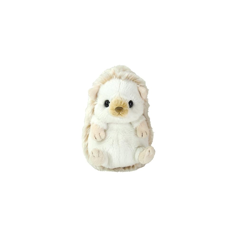 Sun Lemon Fluffies Hedgehog Plush Toy White Small 10x10x10cm Animal Stuffed Toy