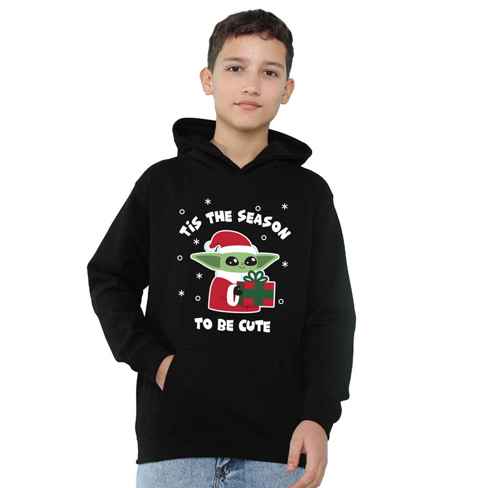 Star Wars The Mandalorian Childrens/Kids Tis The Christmas Season Grogu Hoodie