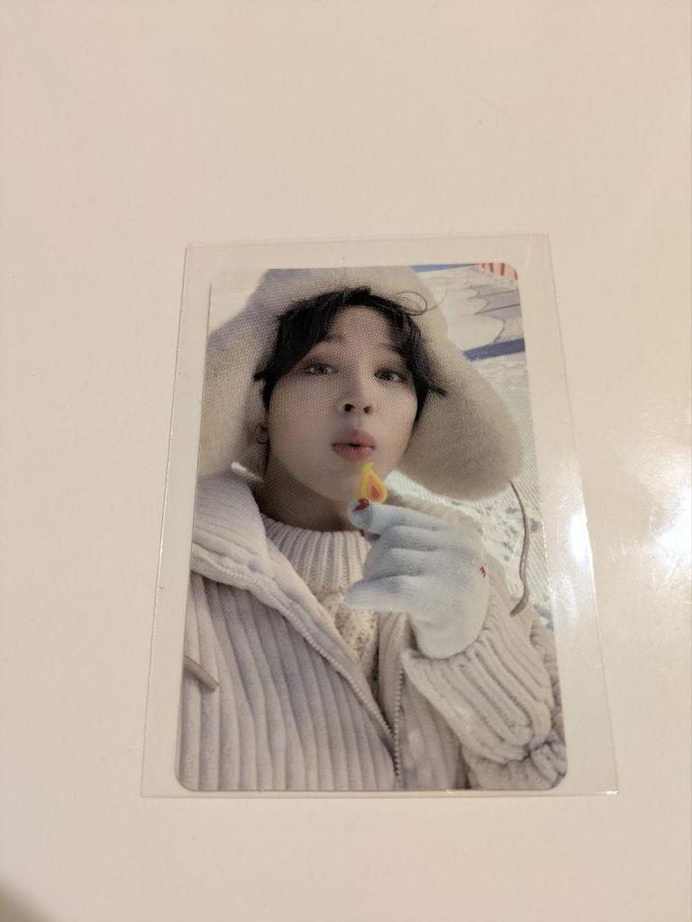 [USED] BTS Jimin Trading Card Winter Package