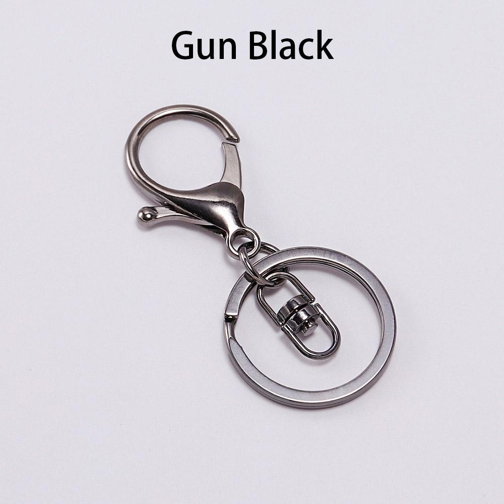 5pcs/lot Gold Color Key Chain 30mm Keychain Long 70mm Lobster Clasp Keychain For Keychains Jewelry Making Finding Supplies