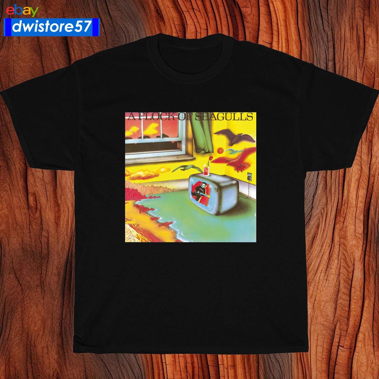 

A Flock of Seagulls Music T-Shirt Logo Many Colors S to 5XL Made In USA M