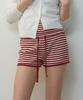 City Breeze Jersey Striped Shorts_Red