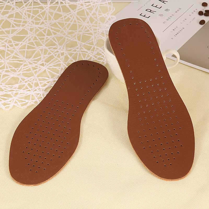 Summer Kangyue Double Layer Leather Insole: Sweat-Absorbing, Breathable, Odor-Resistant Men's and Women's Style.