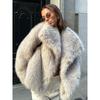 Farbige Pailletten-Webjacke für Damen, lockerer Stehkragen, langärmeliger Mantel, Herbst-Winter, schicke Damenoberbekleidung