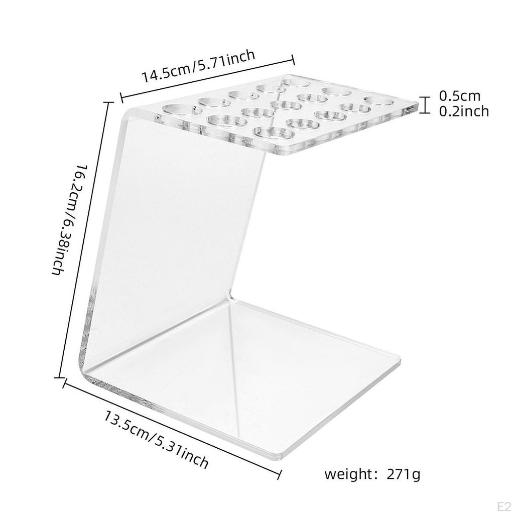 Stylist Scissors Rack Barber Shears Holder Clear Shear Organizer Storage for