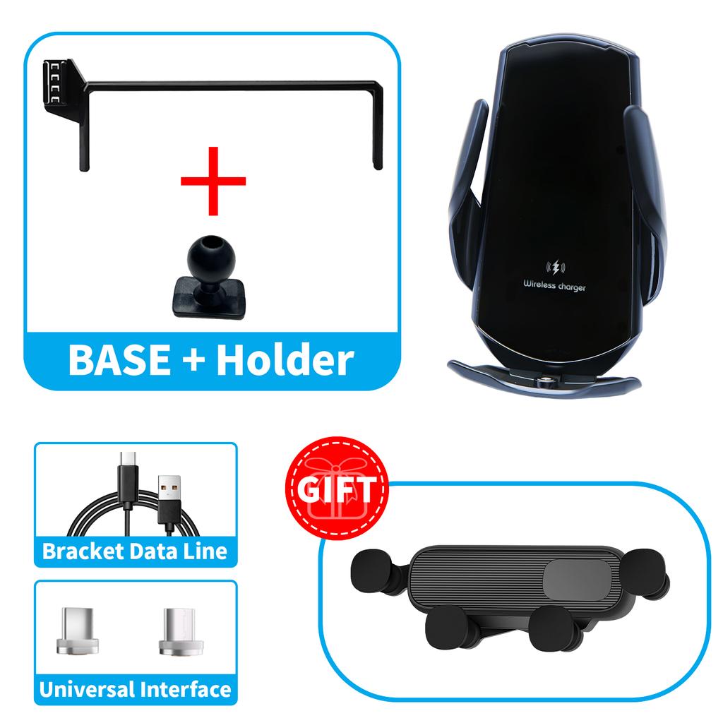 For Toyota Land Cruiser LC300 GRX 2024 Car Phone Holder Screen Fixed Navigation Bracket Base Wireless Charging