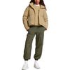 Under Armour Coldgear Limitless Stand Collar Warm Solid Color Casual Long Sleeve Down Jacket Women Outerwear Camel-Brown 1384652-263