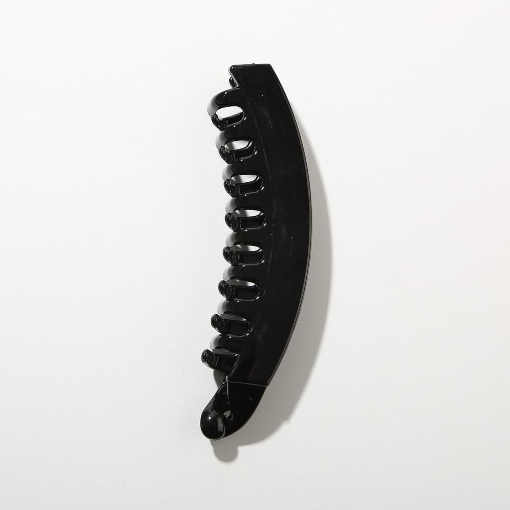 Große Mattierte Minimalistische Bananenklemme für Dickes Haar - Rutschfeste Vertikale Pferdeschwanzklemme, Damen-Haaraccessoire