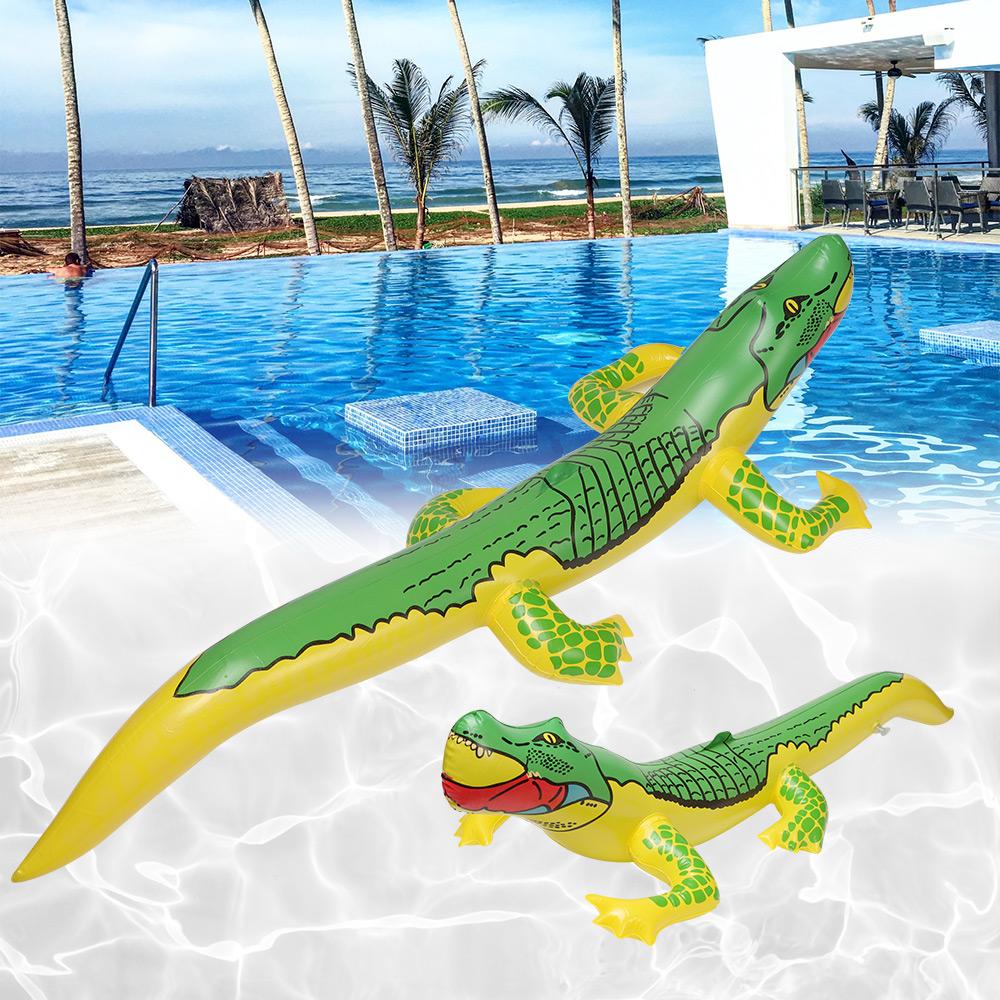 Pool Blow Up Funny Water Toys Alligator Balloon Inflatable Toys Crocodile Toy Inflatable Crocodile