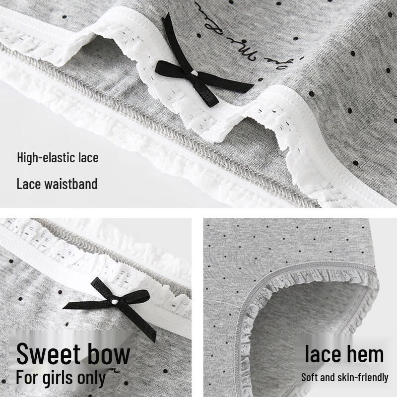 Urban Beauty Women's Pure Cotton Bowknot Briefs (3-Pack)