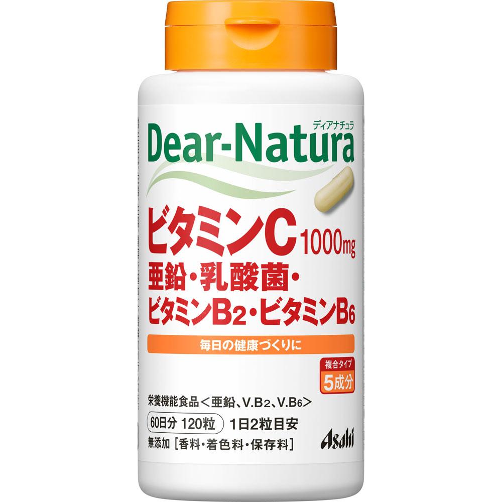 

Asahi Dear-Natura Dea Naturale Vitamin C, Zinc, Lactic Acid Bacteria, Vitamin B2, Vitamin B6 120 Tablets (60-Day Supply) Other (check locks, tongue cl 1