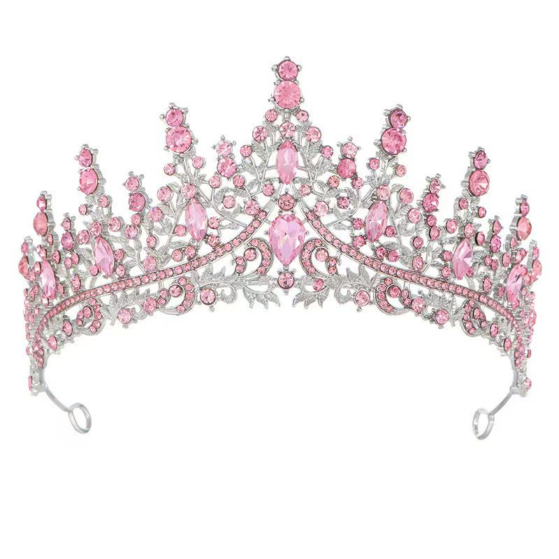 Luxury Crystal Diamond Bridal Crown Headband - Elegant Wedding Hair Accessory