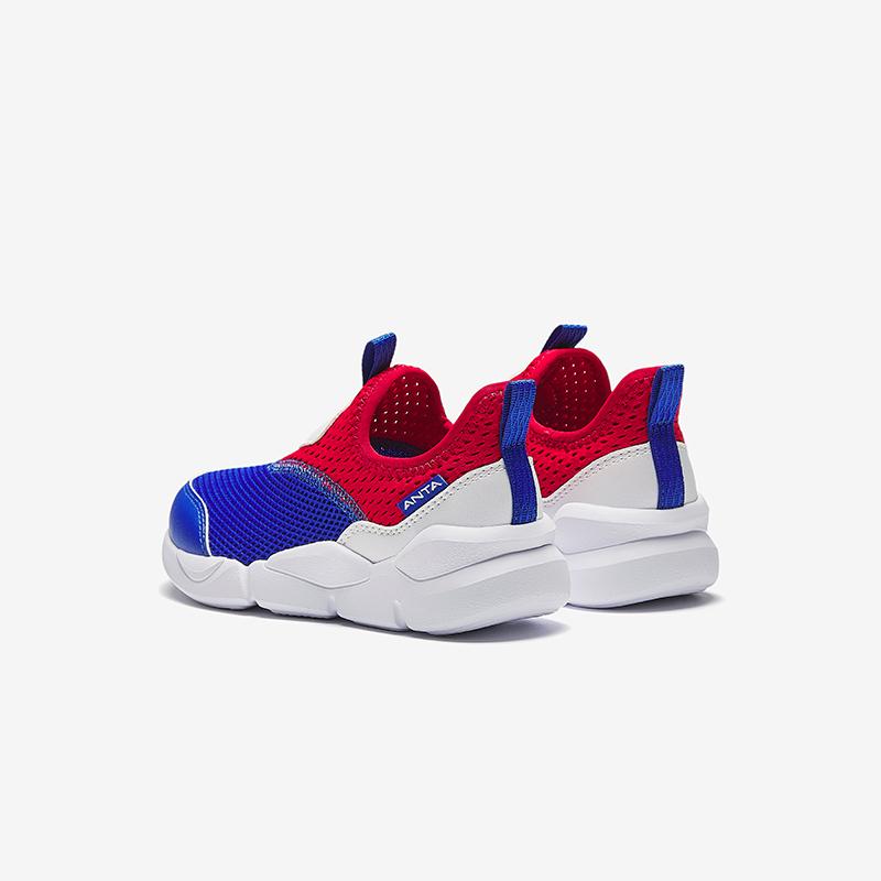 Anta Comfortable Versatile Slip-On Sports Casual Shoes Lightweight Shock Absorbing Breathable Low-Top Running Shoes Kids Sneaker A12529906