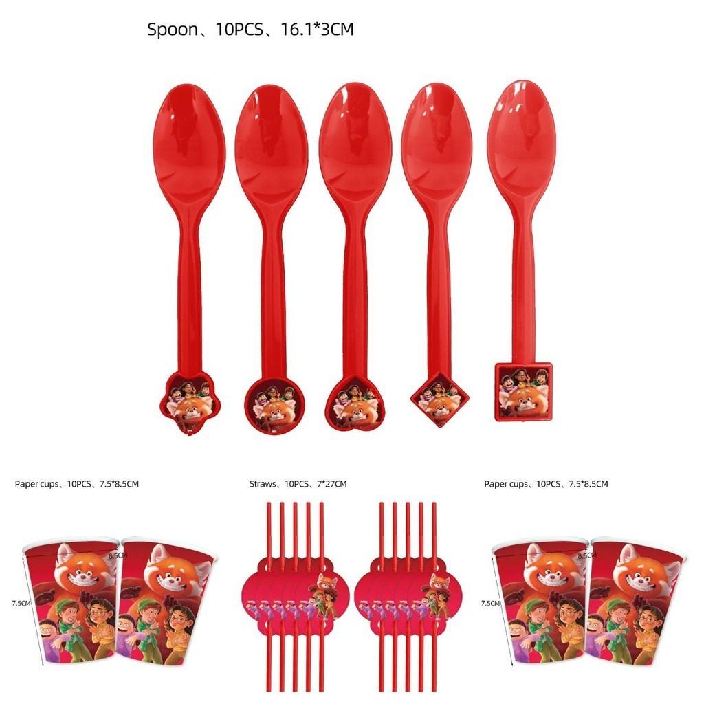 Colorful Turning Red Party Supplies For A Lively And Fun Celebration