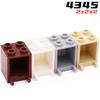 Rainbow Pig MOC Parts 4345 Container Box 2 X 2 X 2 Compatible Bricks DIY Assmble Building Blocks Particle Kid Puzzle Brain Toys