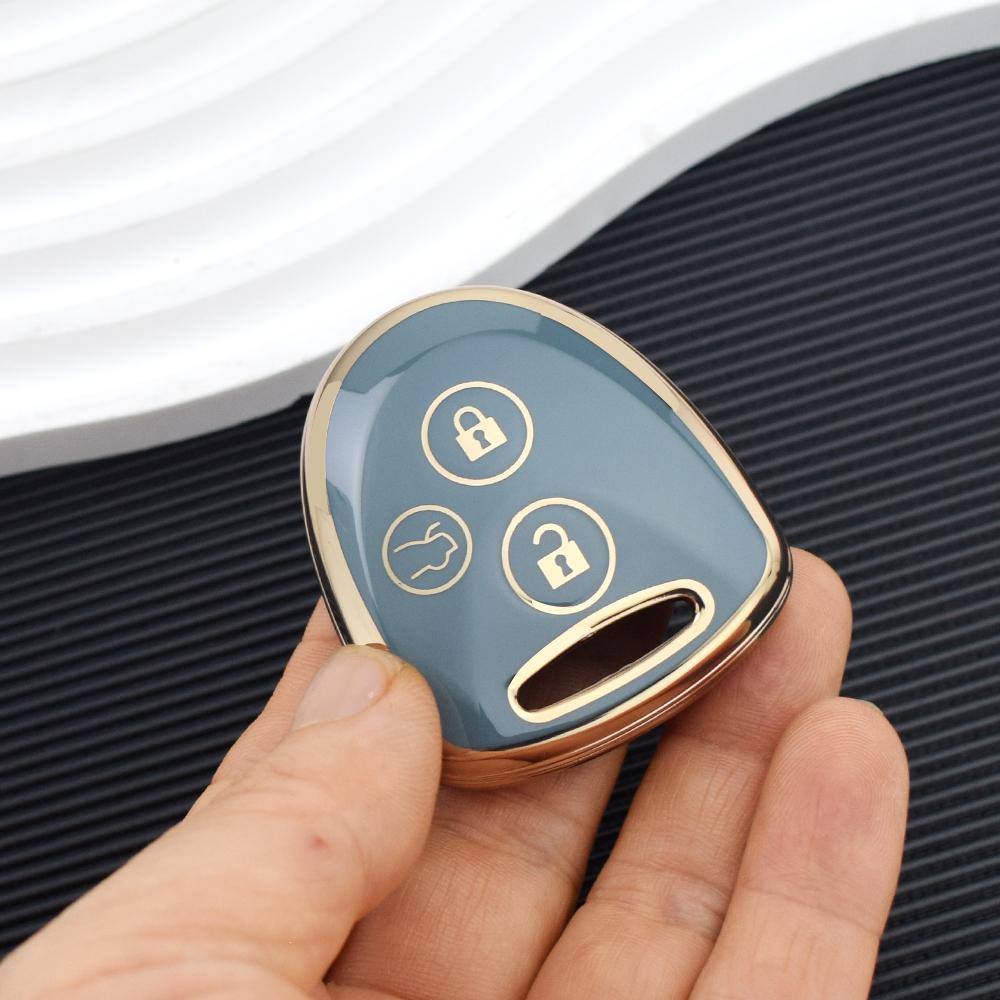 For TOYOTA Daihatsu Xenia PERODUA Alza Myvi Axia Grand New Avanza 2 3 Button TPU Car Key Cover Case Remote Key