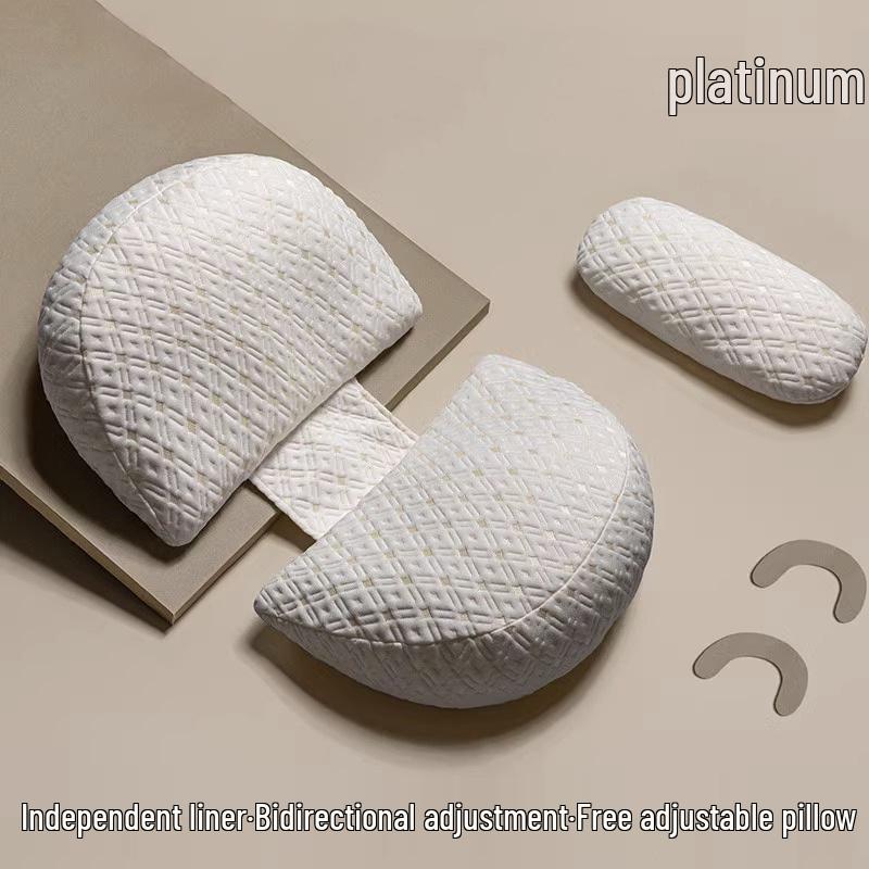 SnoozeShade U-Shape Pregnancy Pillow: Lumbar & Belly Support for Side Sleepers