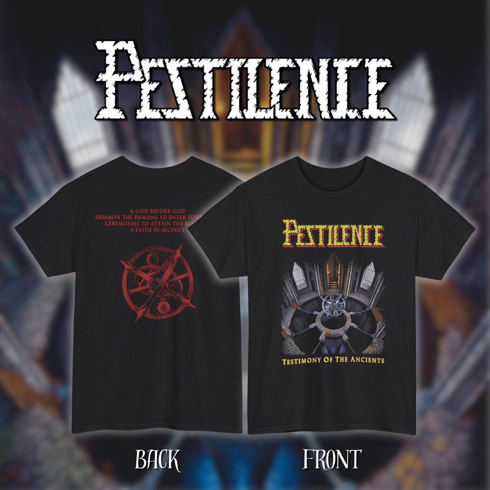 Pestilence - Testimony Of Ancients | Gildan Heavy Cotton Tee | Size- S, M, L, XL, 2-3 XL S