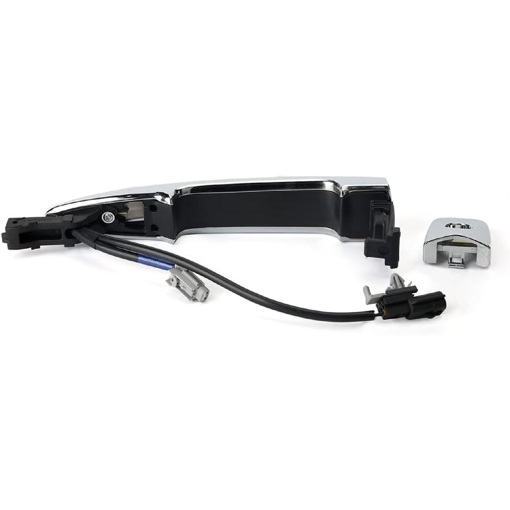 806469N00A Exterior Chrome Door Handle Front Left Driver Side, With Sensor And Smart Keyless Entry System, For 2009-2018 Nissan