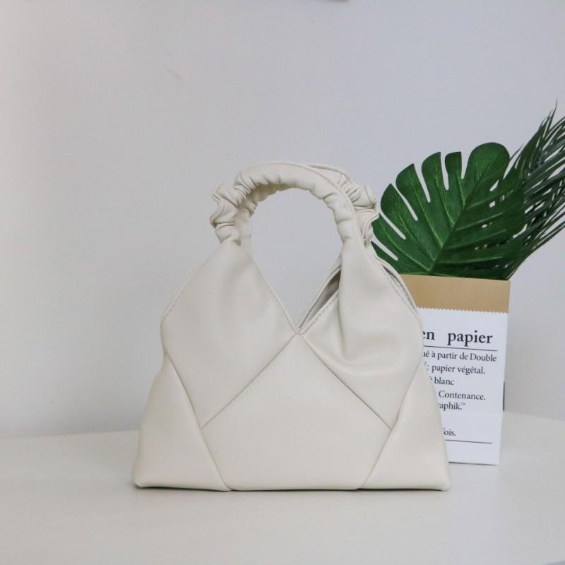 IELGY Korean Version One-Shoulder Portable Soft Leather High-End Drawstring Pleated Dumpling Bag Large Capacity All-Ma