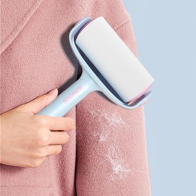 Donut Lint Roller Oblique Tear Design Reusable Pet Lint Remover Replaceable Multifunctional Clothes Hair Sticky Roller Household