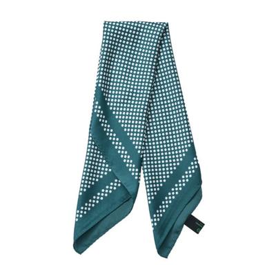 DOYOUKNOWMC ALL SEASON Mini Dot Square Green Petite Scarf