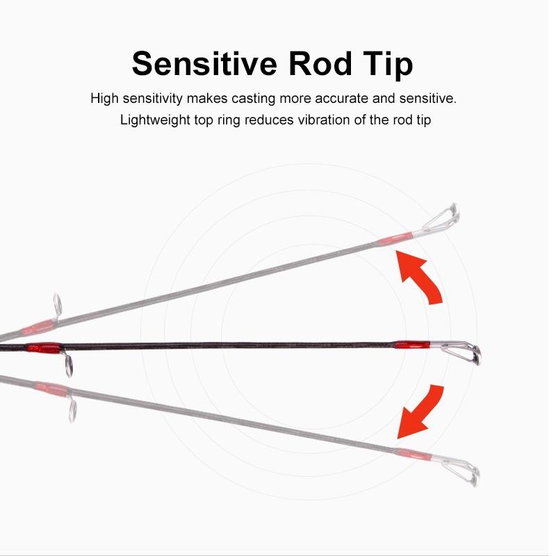 RAINBOW SWORD Spinning Casting Fishing Rod Fuji Ring F Action Lure Rod High Carbon Bass Pike Rod Fishing Rod