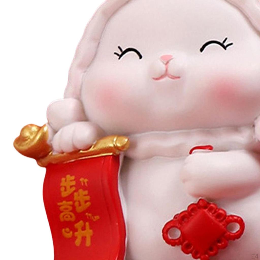 Bunny Figurine Set for Home Decor and Gift Giving