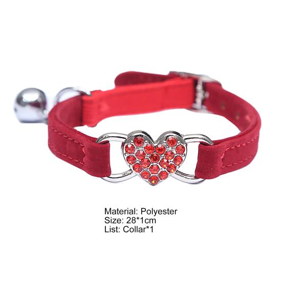 Yousheng Cat Collar Skin-friendly Adjustable Multi-color Safety Belt Pet Necklace Pet