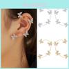 Butterfly Ear Cuff Earrings Copper Alloy Nonpierced Jewelry For Women
