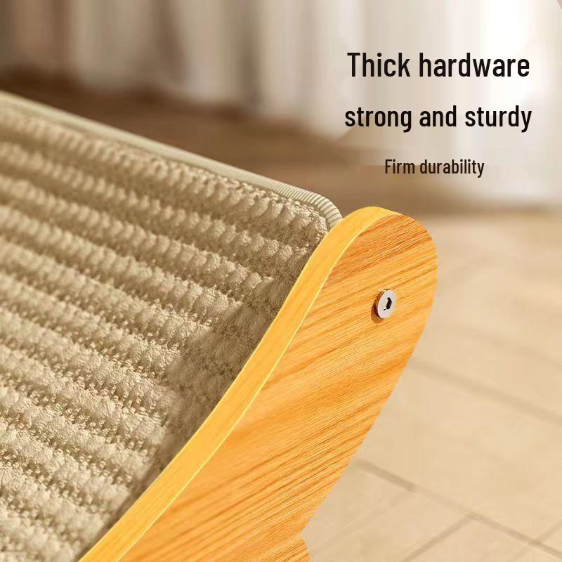 Sisal Cat Scratch Board: Durable, Lint-Free, Anti-Scratch Sofa Protector & Cat Bed with Vertical Scratch-Resistant Paw Pad