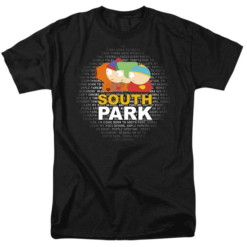 South Park - Lyrics - Unisex Short Sleeve Children s T-shirt - Black 160