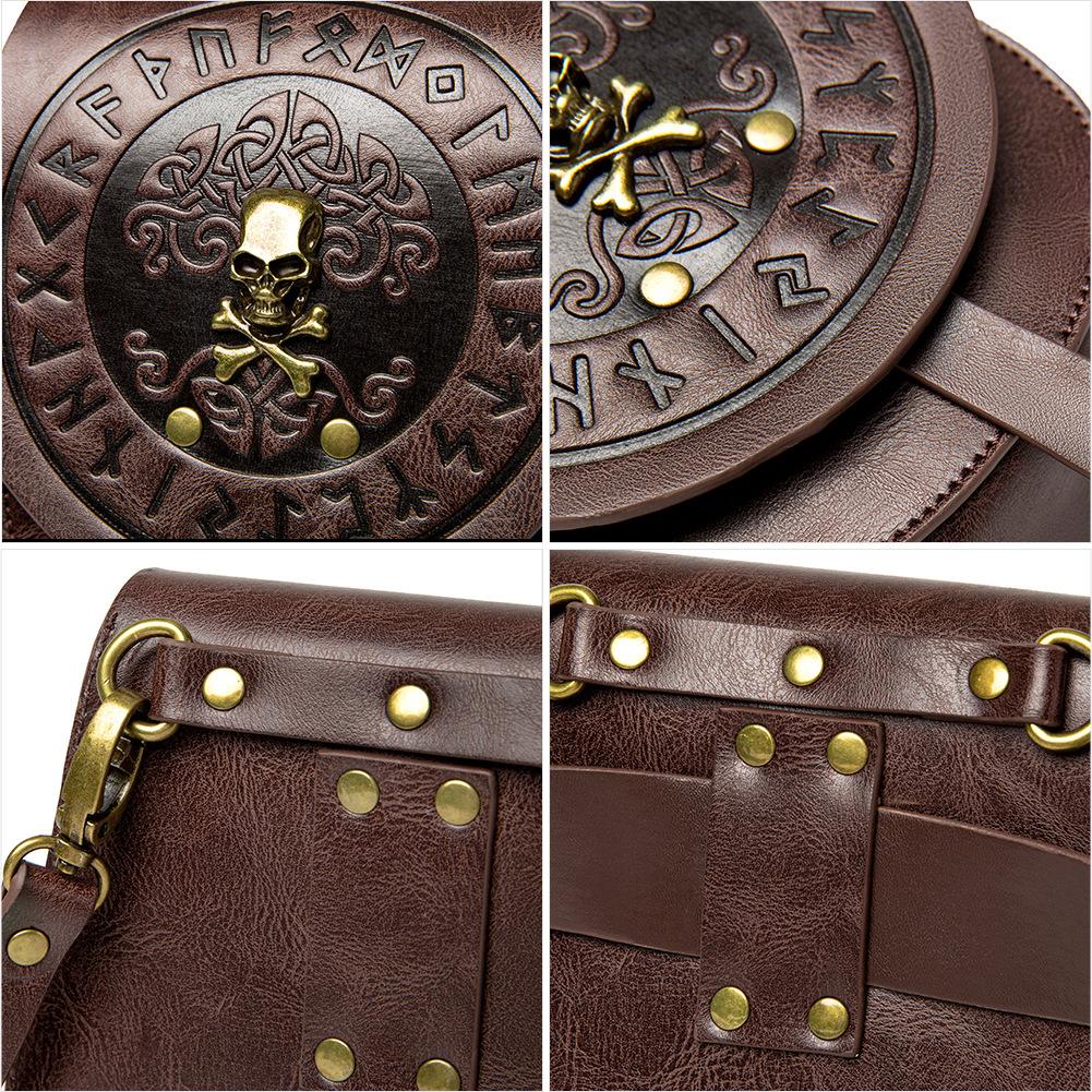 Elegant PU Leather Crossbody Bag For Women Retro Waist Bags With Unique Medieval European Shoulder Bags