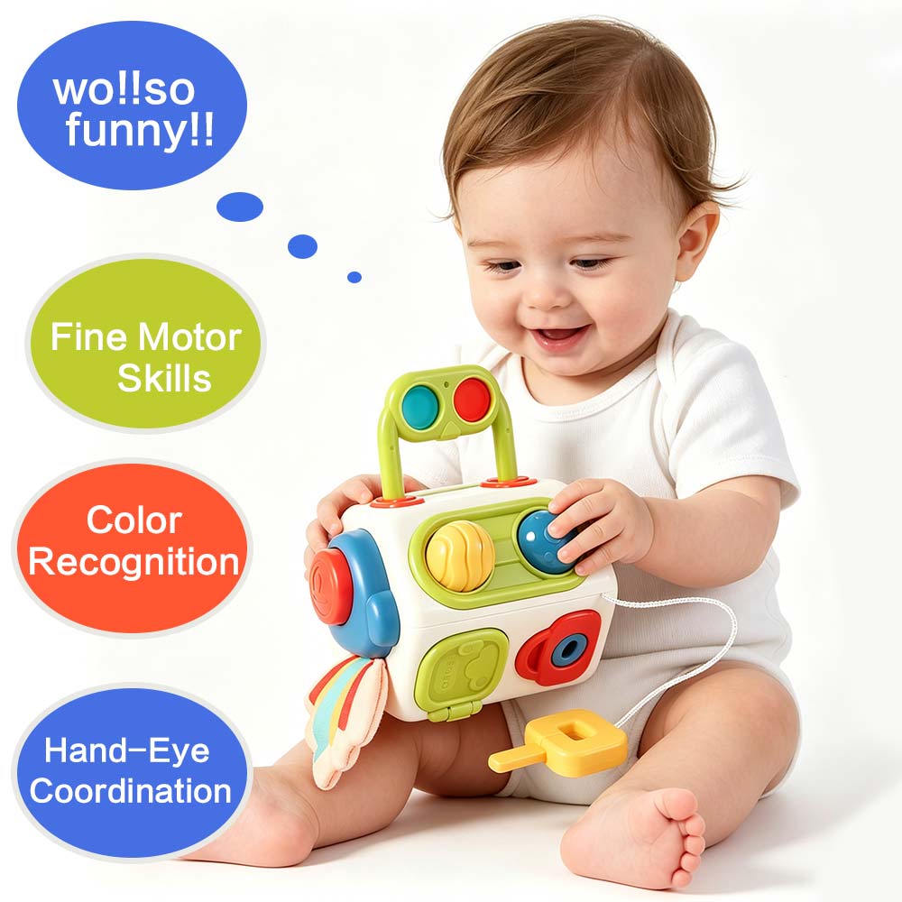 Polyhedral Activity Busy Cube Parent-child Interactive Baby Busy Cube Newborn Gift