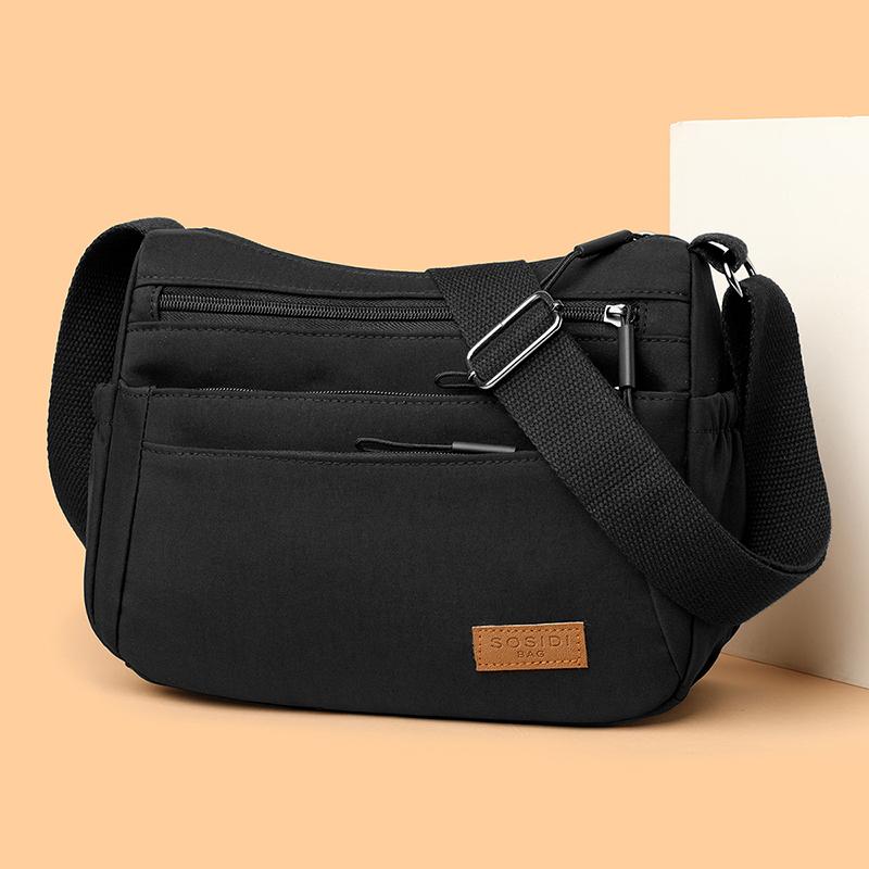 Damen Leichte Mehrschichtige Umhängetasche - Stilvolle & Schlichte Einzelne Schulterhandtasche für Pendler-Mütter