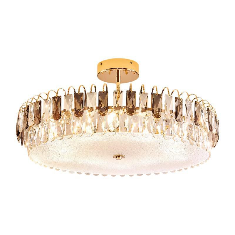Acrylic Cloud Mist Ceiling Light: Modern, Luxurious Designer Crystal Lamp for Master Bedroom and Living Room