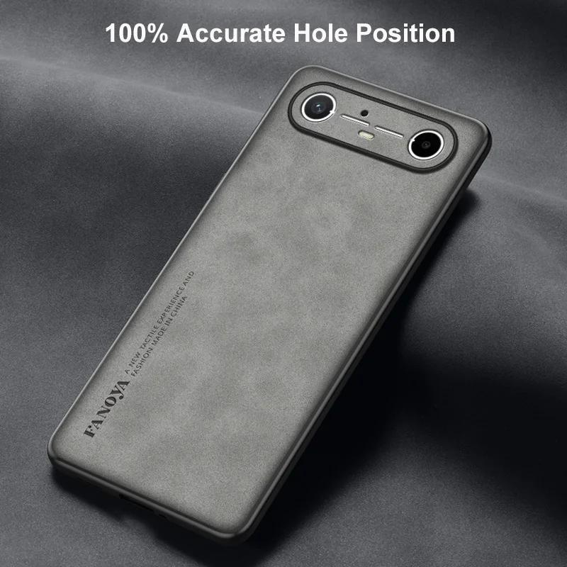 EUCAGR For Tecno Pova Slim 5G Luxury PU Leather Phone Case For Tecno Spark Slim Back Cover Silicone Shockproof Full Protection