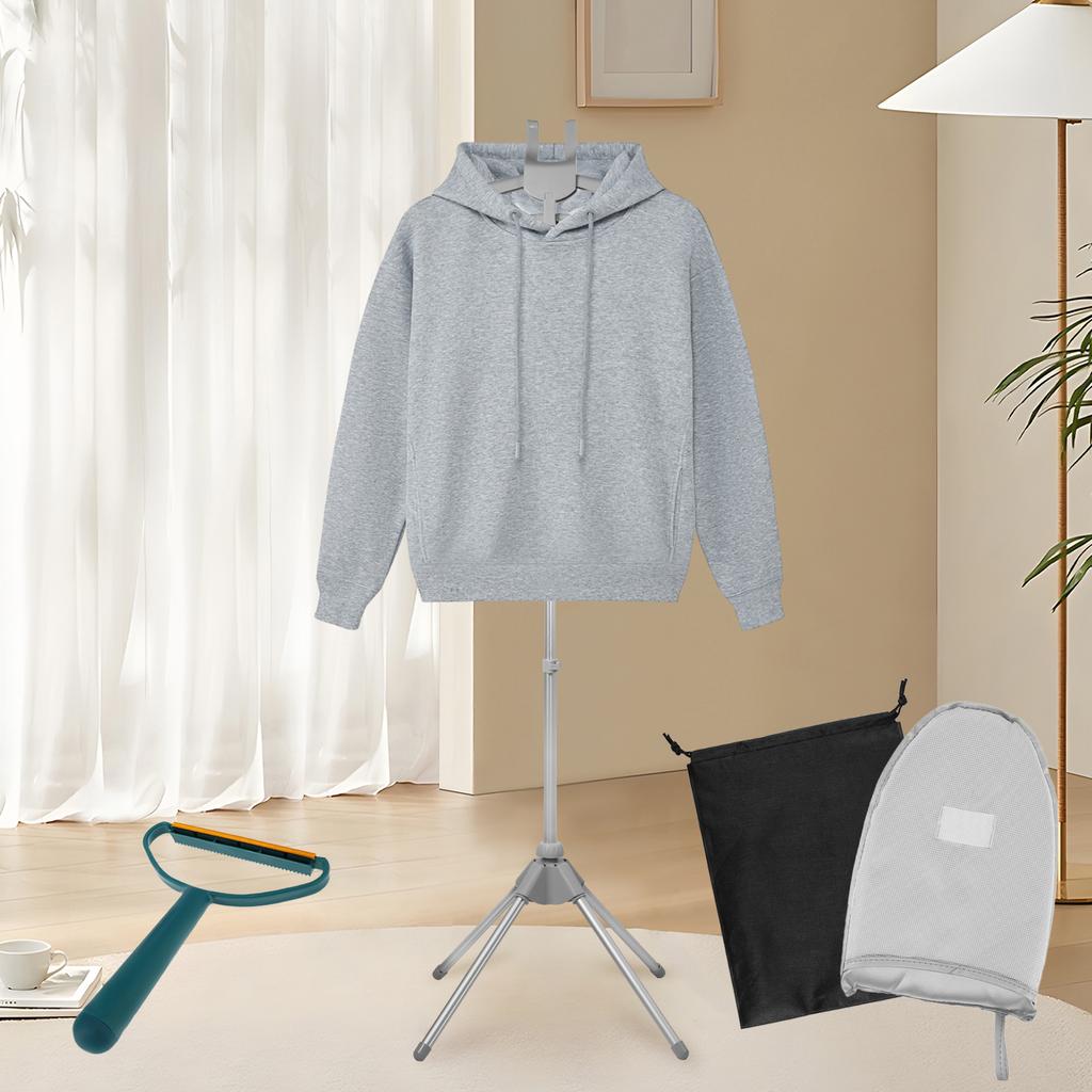 Steamer Stand with Hand-held Ironing Board Adjustable Foldable Steamer Hanger Stand Versatile Steam Stand Clothes for Home