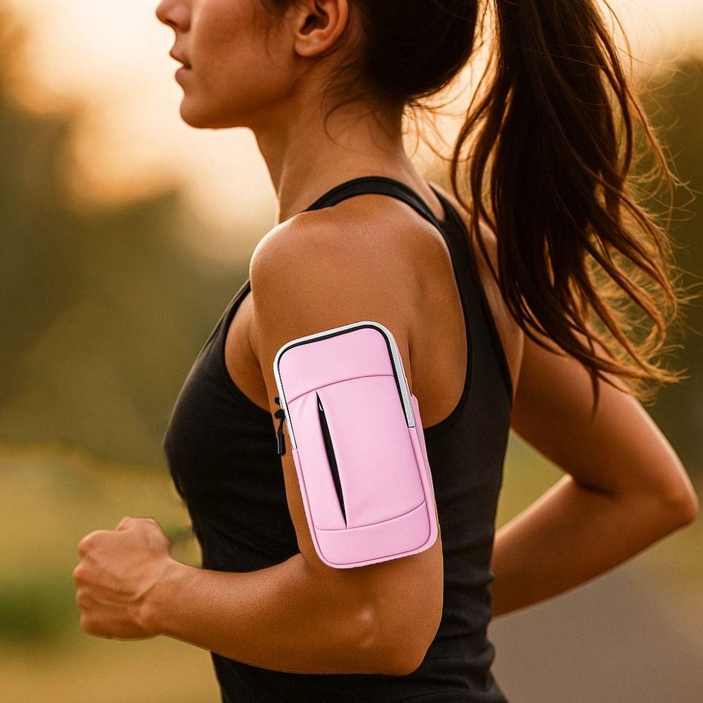 Jogging Case Sport Arm Bag Large Capacity Cycling Phone Bag Running Phone Holder  Men Women
