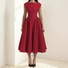 Elegant Sweet Floral V-neck Lace Short Dress - European & American Spring 2026 Collection