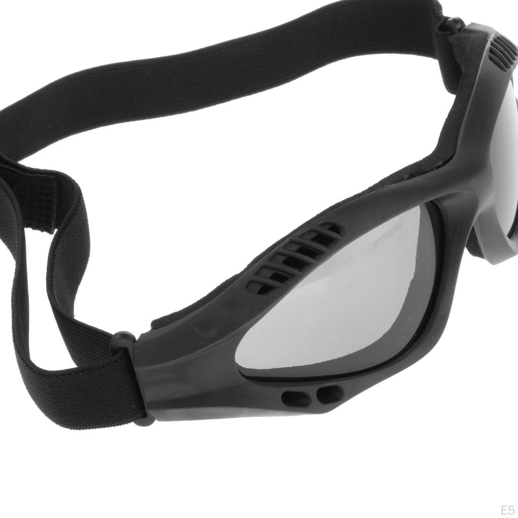 Safety Goggles, Anti Fog Glasses with Adjustable Strap for Riding Hunting Cycling