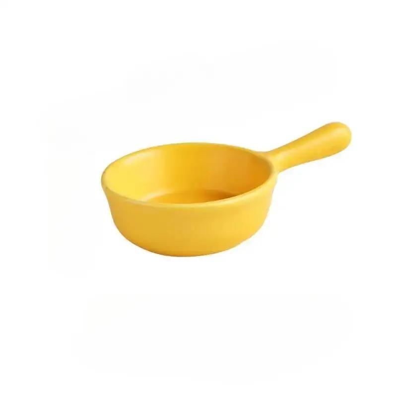 1 Pcs Mini Ceramic Dish Japan Style Bowl Suit Household Eat Dinner Food Tools Use Soy Sauce Vinegar Sushi Dipping Plate